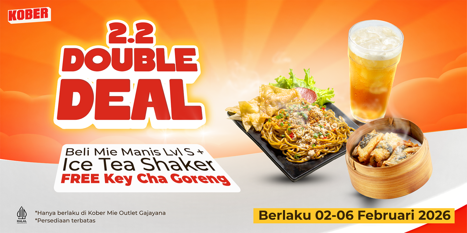 Promo 2.2 Double Deal di outlet Gajayana